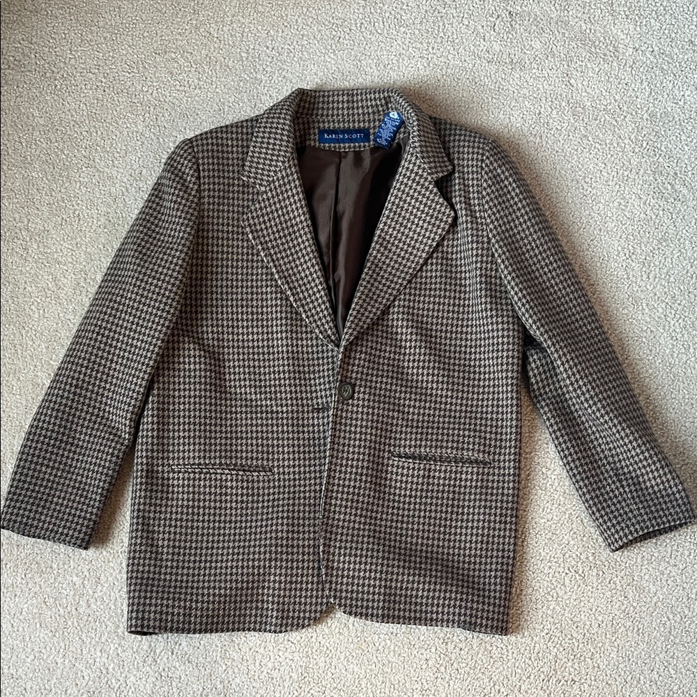 Karen Scott Women’s Wool Blazer